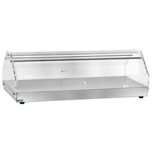 VETRINA NEUTRA DA BANCO porta brioches e croissant - Dim. cm 85x35x25h