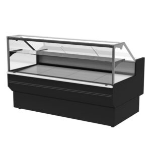 VETRINA FRIGO ORIZZONTALE REFRIGERATA POSITIVA STATICA GASTRONOMIA MEC – Mod. ALASKA 102 - Dim. cm L102xP97xh123,5 – TN – Temp. 0°C/+7 °C