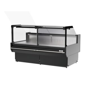 VETRINA FRIGO ORIZZONTALE REFRIGERATA POSITIVA VENTILATA GASTRONOMIA MEC - CON RISERVA – Mod. JAVA 1975-9005 - Dim. cm L197,5xP100xh120 – TN – Temp. 0°C/+6 °C