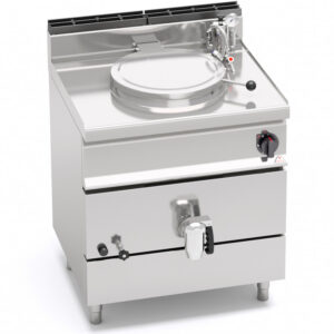 PENTOLA GAS A RISCALDAMENTO INDIRETTO SERIE 70 - Dim. 80x71,4x90h - 15,5 Kw