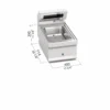 Scaldavivande elettrico da banco | Berto’s E7SP-4B | L400xP714xH290 mm | 1,1 kW