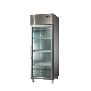 Armadio frigo positivo ventilato – Tecnodom Perfekt AF07PKMTNPV – 1 porta in vetro – 700 L – 0/+10 °C – 71 × 80 × 203–210 cm