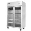 Armadio congelatore ventilato Atosa MCF8602-GR – 2 porte in vetro – 1400 L – -20/-17 °C – L131,4×P80,5×H206,5 cm