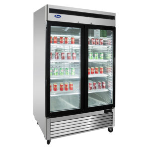 ARMADIO FRIGO VETRINA CONGELATORE NEGATIVO 2 PORTE IN VETRO - BT 1400 Litri - Temp. -20°C/-17°C Dim. cm 138,2x80,5x211,2h