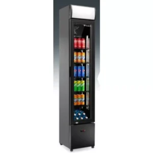 Vetrina Frigo Bibite Positivo Statico - AK105SLB - TN 105 LITRI - Temp. +2 °C/+10 °C - Dim. cm L36xP40,8xh188