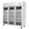 Armadio frigo positivo ventilato – Atosa YCF9403-GR – 3 porte in vetro – 1390 L – 0/+8 °C – 180 × 73 × 194,5 cm