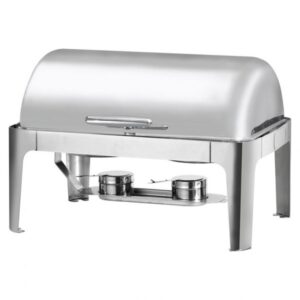 Scaldavivande - Chafing Dish per teglie GN 1/1 - 8L - Dim. cm 64,5x47,5x43,5h
