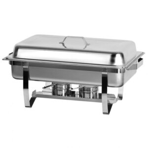 Scaldavivande - Chafing Dish per teglie GN 1/1 - 6,5L - Dim. cm 60x36x30h