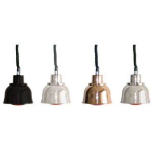 Lampada Riscaldante a Infrarossi Mec - Mod. NE225 - Estensione cavo cm 70-180 - Nero