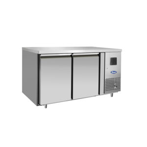 TAVOLO FRIGO CONGELATORE NEGATIVO VENTILATO 2 PORTE GN1/1  BT - Temp. -22°C/-17°C  Dim. Cm 136x70x85h