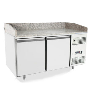 BANCO PIZZA 2 PORTE - Ventilato - Temp. -2°/+8° - Dim. cm 151x80x84