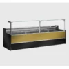VETRINA FRIGO ORIZZONTALE REFRIGERATA POSITIVA PASTICCERIA GASTRONOMIA E MACELLERIA CON CELLA DI RISERVA – SERIE MESETAS PROF. 98 H127 Cm – TN – Temp. Ventilata 0°/+2°C, Statica +4°/+6°C