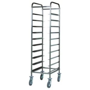 Carrello portavassoi Forcar CA1450 | 10 vassoi GN 1/1 | L45xP62xH175 cm