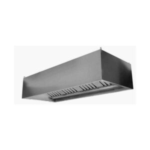 CAPPA CUBICA A PARETE IN ACCIAIO CON MOTORE Motore: VE 7/7 Potenza: 147W 1,2A O 184W 1,8A