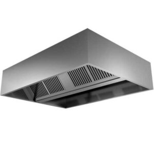 CAPPA CUBICA CENTRALE IN ACCIAIO CON MOTORE Motore: VE 7/7 Potenza: 147W 1,2A O 184W 1,8A