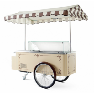 ISA Carrettino Gelato Classic 6+6 Vaschette 5 Lt