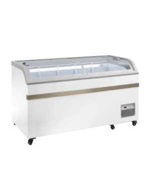 POZZETTO CONGELATORE NEGATIVO/POSITIVO STATICO PORTE A VETRI - Mod. AX500DF - Dim. cm. L147,5xP75,7x85,8h