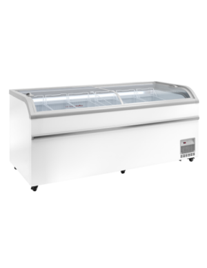 POZZETTO CONGELATORE NEGATIVO/POSITIVO STATICO PORTE A VETRI - Mod. AX910DF - Dim. cm. L200xP85x85h