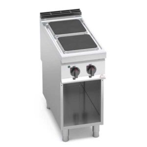 CUCINA ELETTRICA 2 PIASTRE QUADRE SU VANO - SERIE 90 - 7Kw totali