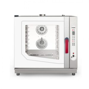 Forno a Gas a Convezione MEC - Mod. PG66DSVR.1B - GN 1/1 - LCD DIGITALE - 6 Teglie 60x40 cm - Vapore diretto