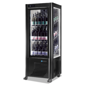 CANTINETTA - VETRINA FRIGO VINI  VENTILATA 72 BOTTIGLIE - TN - Temp. +4°/+15°C  Dim. cm 70x70x184 H