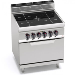 TOP INFRAROSSO 4 ZONE + FORNO ELETTRICO 2/1 SERIE 70 - Dim. 80x71,4x90h - 20,3 Kw