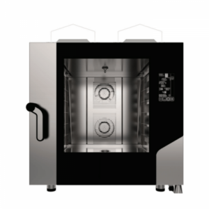 Forno a Gas Digitale Combinato Convezione Vapore 6 Teglie 60 X 40 Cm
