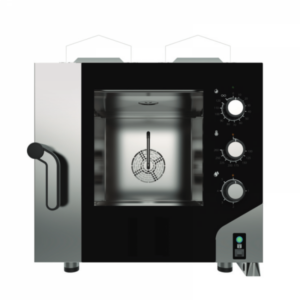 FORNO A GAS EKA MKF 511 G S - ELETTROMECCANICO COMBINATO CONVEZIONE VAPORE 5 TEGLIE GN 1/1