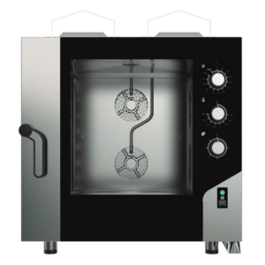 FORNO A GAS ELETTROMECCANICO COMBINATO CONVEZIONE VAPORE 6 TEGLIE 60x40 Cm  - MKF 664 G S - Dim. cm (LxPxH) 85x104,1x95,1