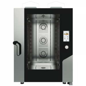 FORNO A GAS TOUCH SCREEN COMBINATO CONVEZIONE VAPORE 10 TEGLIE 60x40 Cm - MKF 1064 G TS - Dim. cm (LxPxH) 85x103,5x123