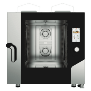 FORNO A GAS TOUCH SCREEN COMBINATO CONVEZIONE VAPORE 6 TEGLIE 60x40 Cm - MKF 664 G TS - Dim. cm (LxPxH)  85x103,5x95
