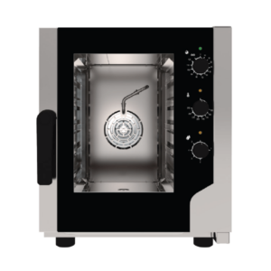 Forno Elettrico Manuale 5 Teglie GN 2/3 A Convezione Con Vapore - EKF 523 N UD - Dim. 55x75,4x66,2h