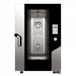 FORNO ELETTRICO TOUCH SCREEN COMBINATO CONVEZIONE VAPORE 11 TEGLIE GN 1/1 CON BOILER - MKF 1111 V TS  - Dim. cm (LxPxH)  73x84,9x113
