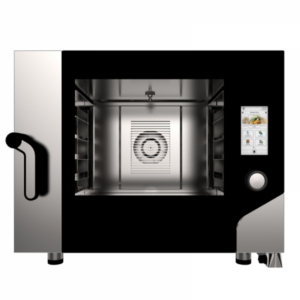 FORNO ELETTRICO TOUCH SCREEN COMBINATO CONVEZIONE VAPORE 4 TEGLIE 60x40 CM - MKF 464 TS - Dim. cm (LxPxH) 85x103,5x70