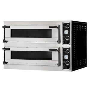 Forno elettrico per pizza Prismafood - Mod. TRAYS 66 GLASS - 6+6 pizze da 35 cm