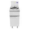 Friggitrice a gas 21 litri Atosa AT9G4F-F – serie 90 – 17 kW – L40×P90×H114 cm