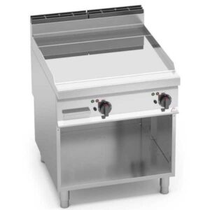 FRY TOP ELETTRICO - SERIE 90 - PIASTRA LISCIA IN COMPOUND 80x90 - 11,4 Kw