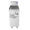 Fry top a gas rigato Atosa AT9G4G-F-B – serie 90 – 10 kW – L40×P90×H114 cm