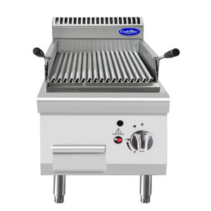 GRILL A GAS A PIETRA LAVICA DA BANCO - SERIE 70 - Dim. cm. L40xP70xh54,7 - Kw 7