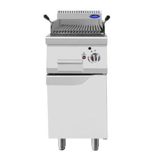 GRILL A GAS A PIETRA LAVICA - SERIE 70 - Dim. cm. L40xP70xh108,5 - 1 x 7 kW