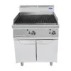 Grill a gas a pietra lavica Atosa AT9G8C-F – serie 90 – 18 kW – L80×P90×H114 cm