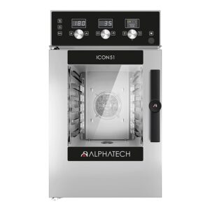Forno Elettrico combinato a convenzione e vapore Digitale 6 Teglie Alphatech ICON ICCT026E