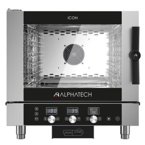 Forno Elettrico Combinato a convenzione e vapore Digitale 5 Teglie Alphatech ICON ICET051E