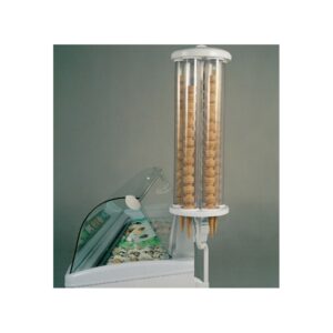 Portaconi completo bianco per vetrine gelato ISA
