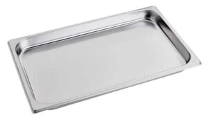 Bacinella gastronorm acciaio inox GN1/1 Altezza 4 Cm