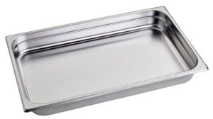 BACINELLA GASTRONORM ACCIAIO INOX GN1/1 Altezza 6,5 Cm
