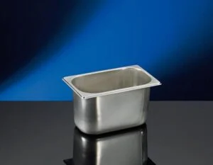 Bacinella gelateria in Acciaio Inox AISI304 265x160x120 mm