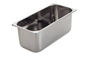 BACINELLA GELATERIA in Acciaio Inox AISI304   330x165x080 mm