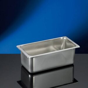 BACINELLA GELATERIA  in Acciaio Inox AISI304   330x165x120 mm