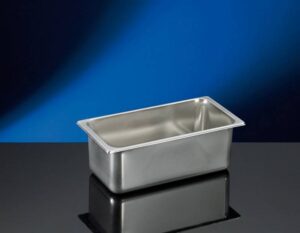 BACINELLA GELATERIA in Acciaio Inox AISI304  330x165x150 mm